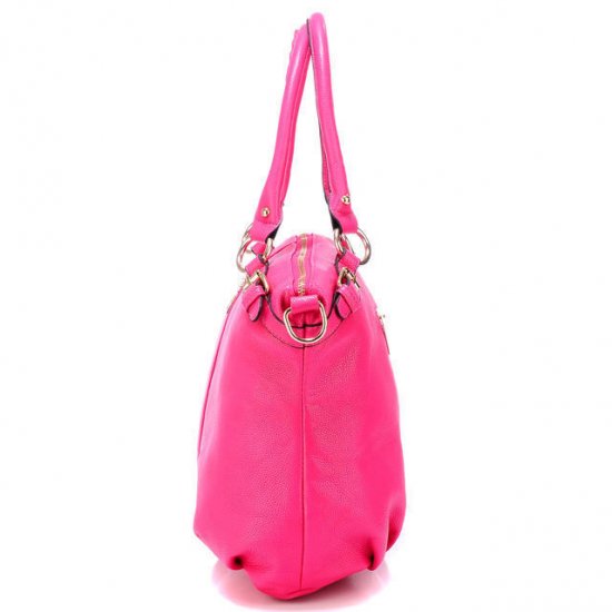 Coach Kelsey Smooth Medium Pink Satchels BDR